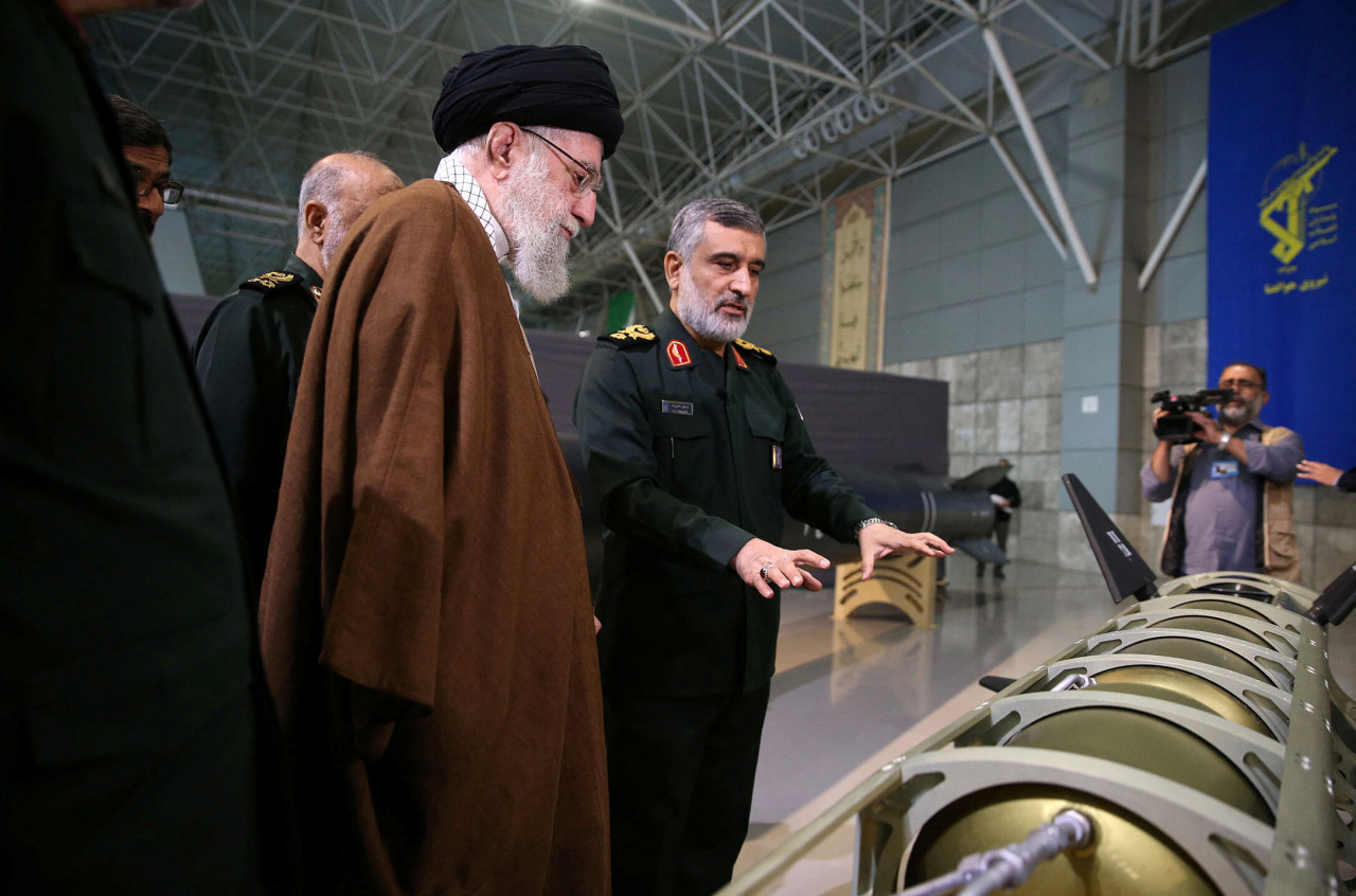 El líder supremo iraní, Ali Jamenei, elogió a los jóvenes militares de su país. Foto: Reuters.
