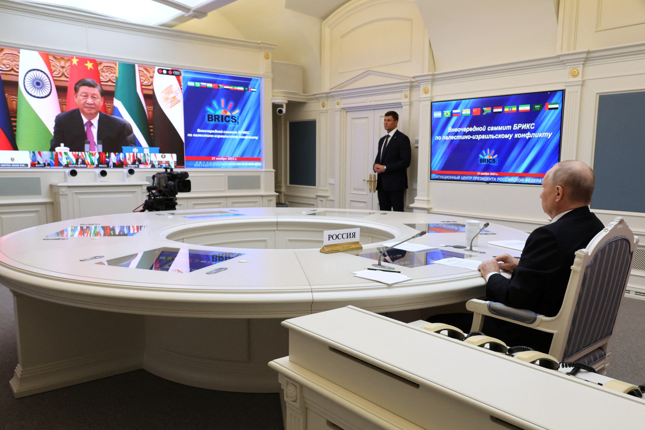 Encuentro virtual de los BRICS. Reuters.