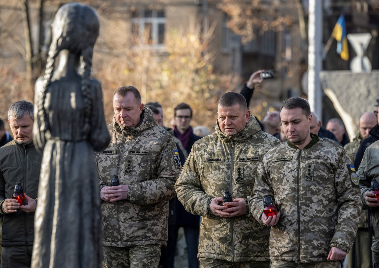 Conmemoración en Ucrania por los 90 años de Holodomor. Foto: REUTERS.