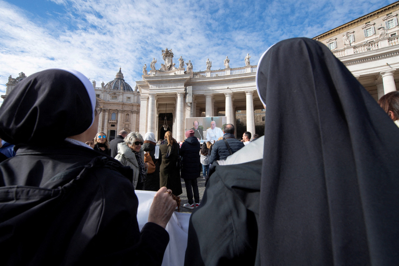 Plaza San Pedro, Vaticano. Foto: Reuters.
