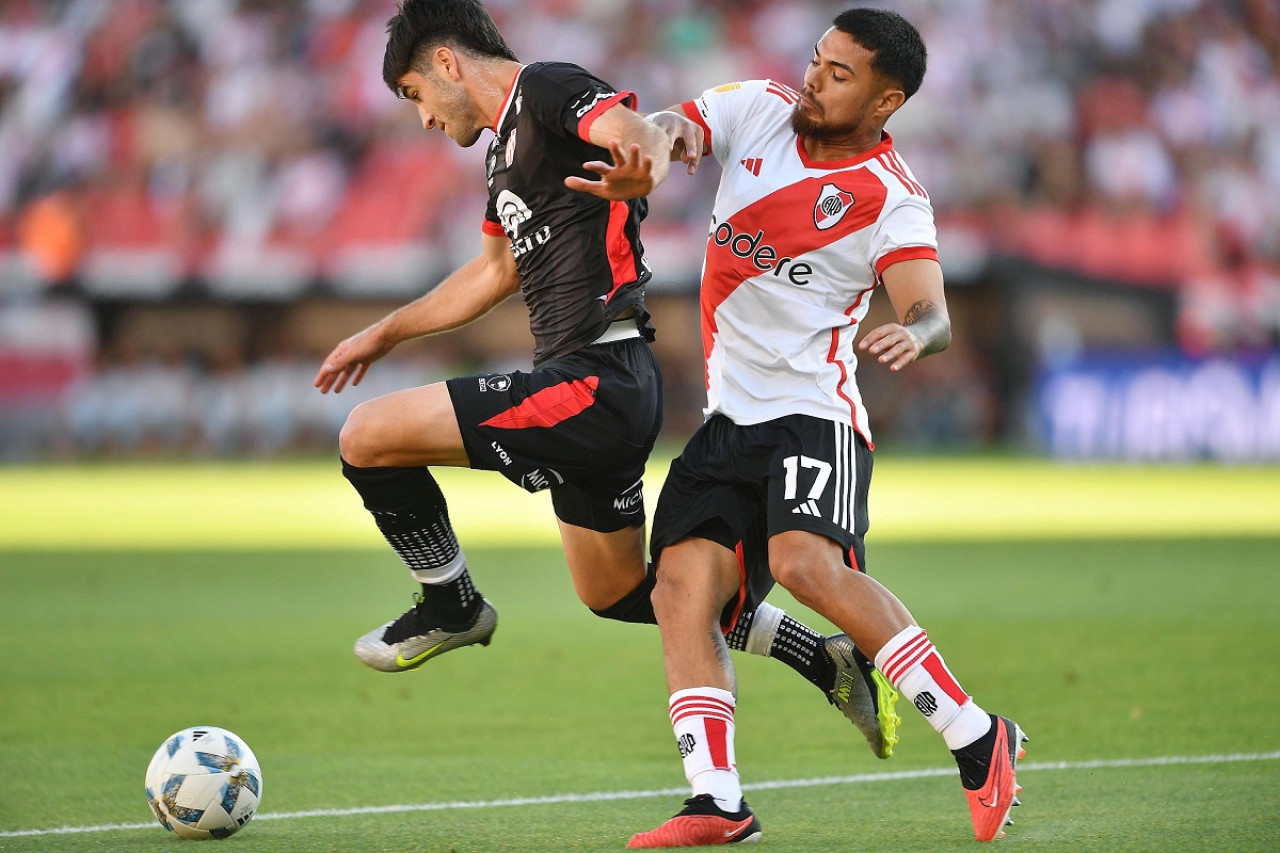 Paulo Díaz; River Plate vs. Instituto. Foto: Télam.