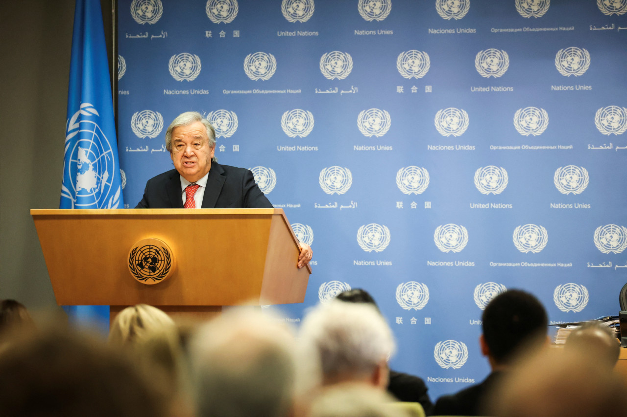 Antonio Guterres, secretario General de las Naciones Unidas. Reuters