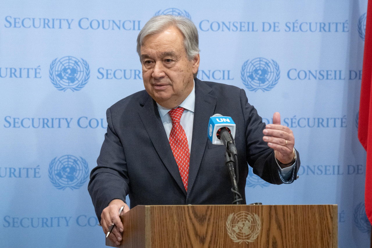 Antonio Guterres, secretario general de la ONU. Foto: EFE.