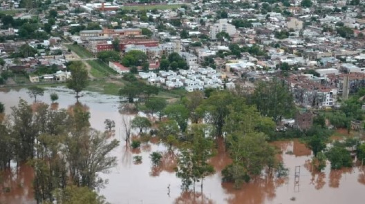 Inundaciones en Concordia, Entre Ríos. Foto: NA