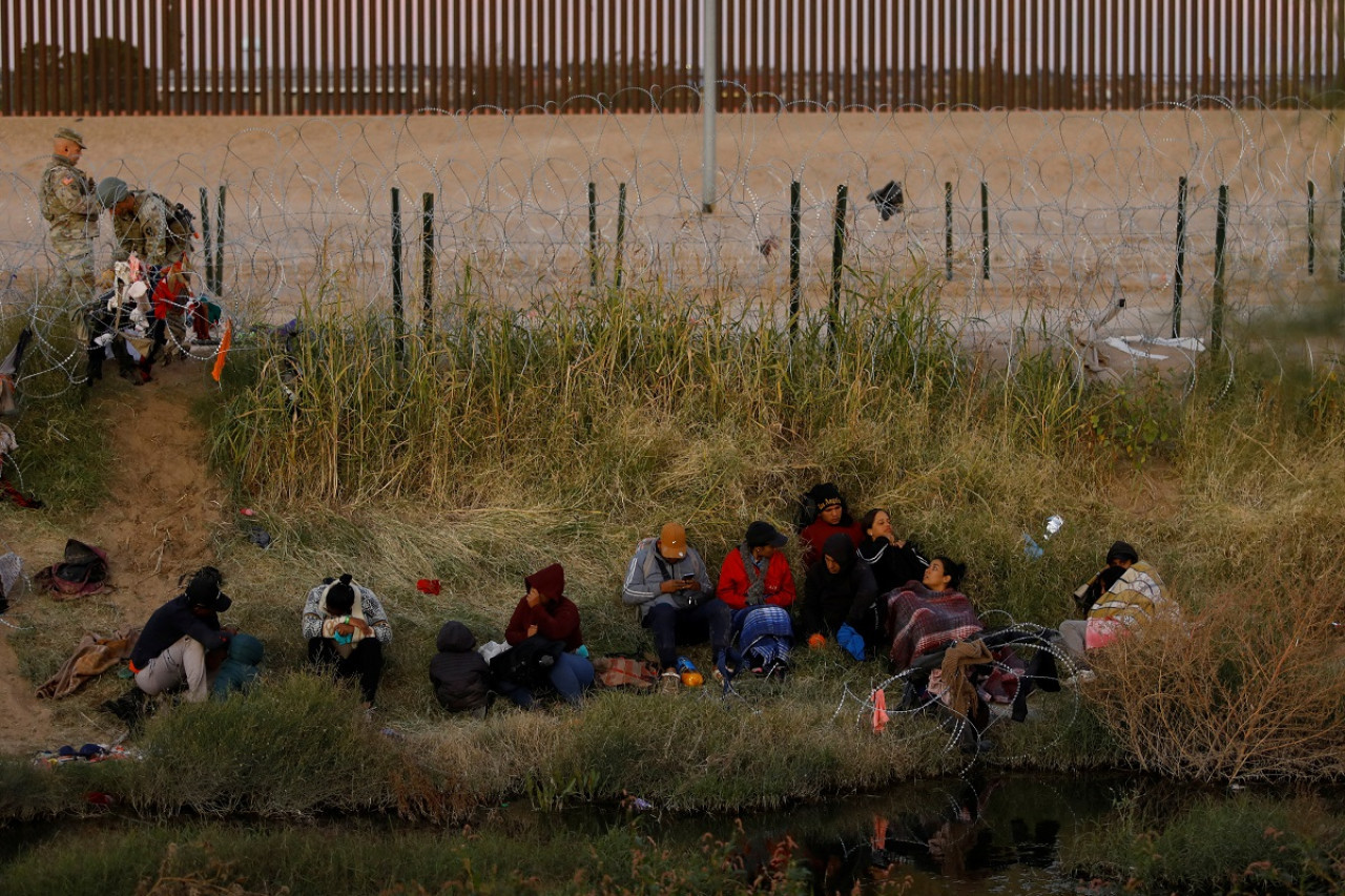 Los migrantes en Ciudad Juárez. Foto: Reuters.