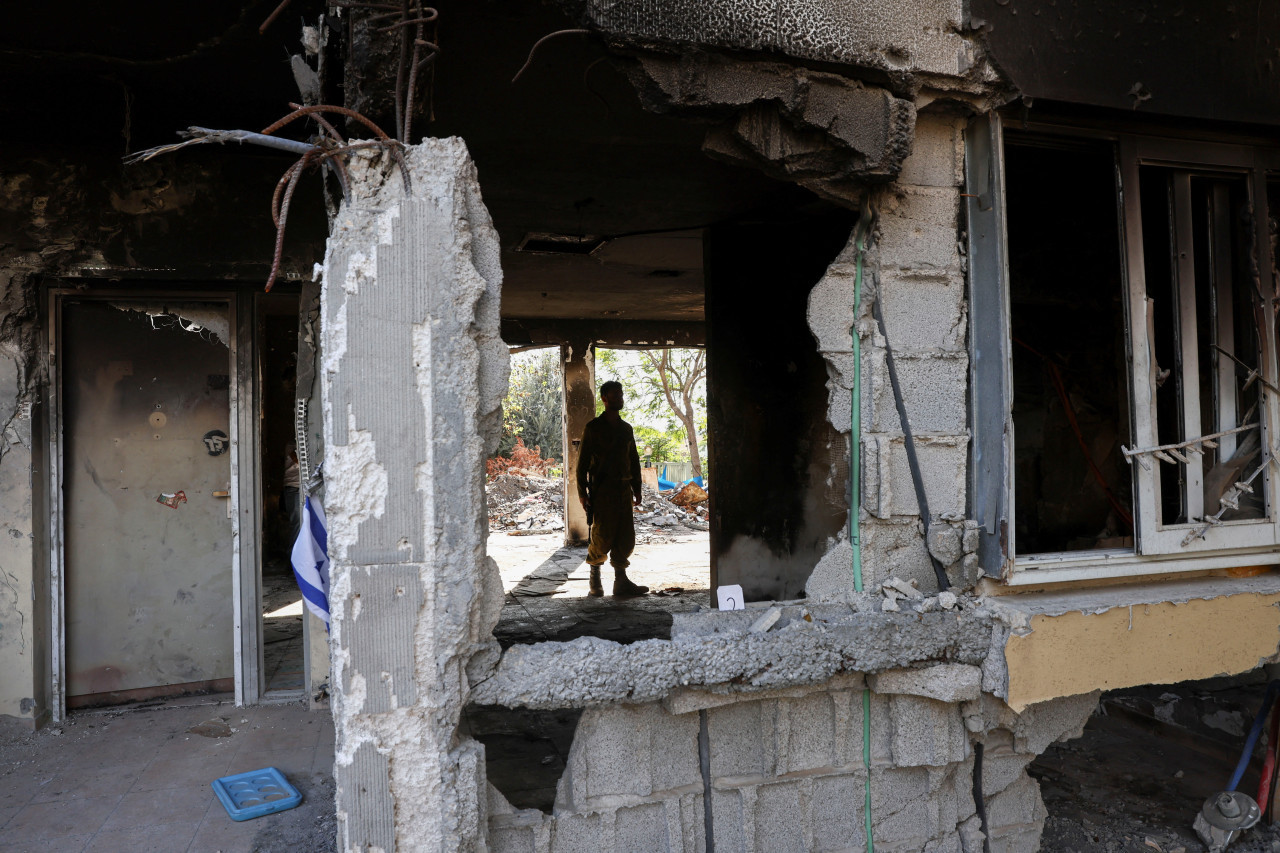 Kibutz Beeri dos meses después del ataque del 7 de octubre perpetrado por hombres armados del grupo islamista palestino Hamas. Reuters