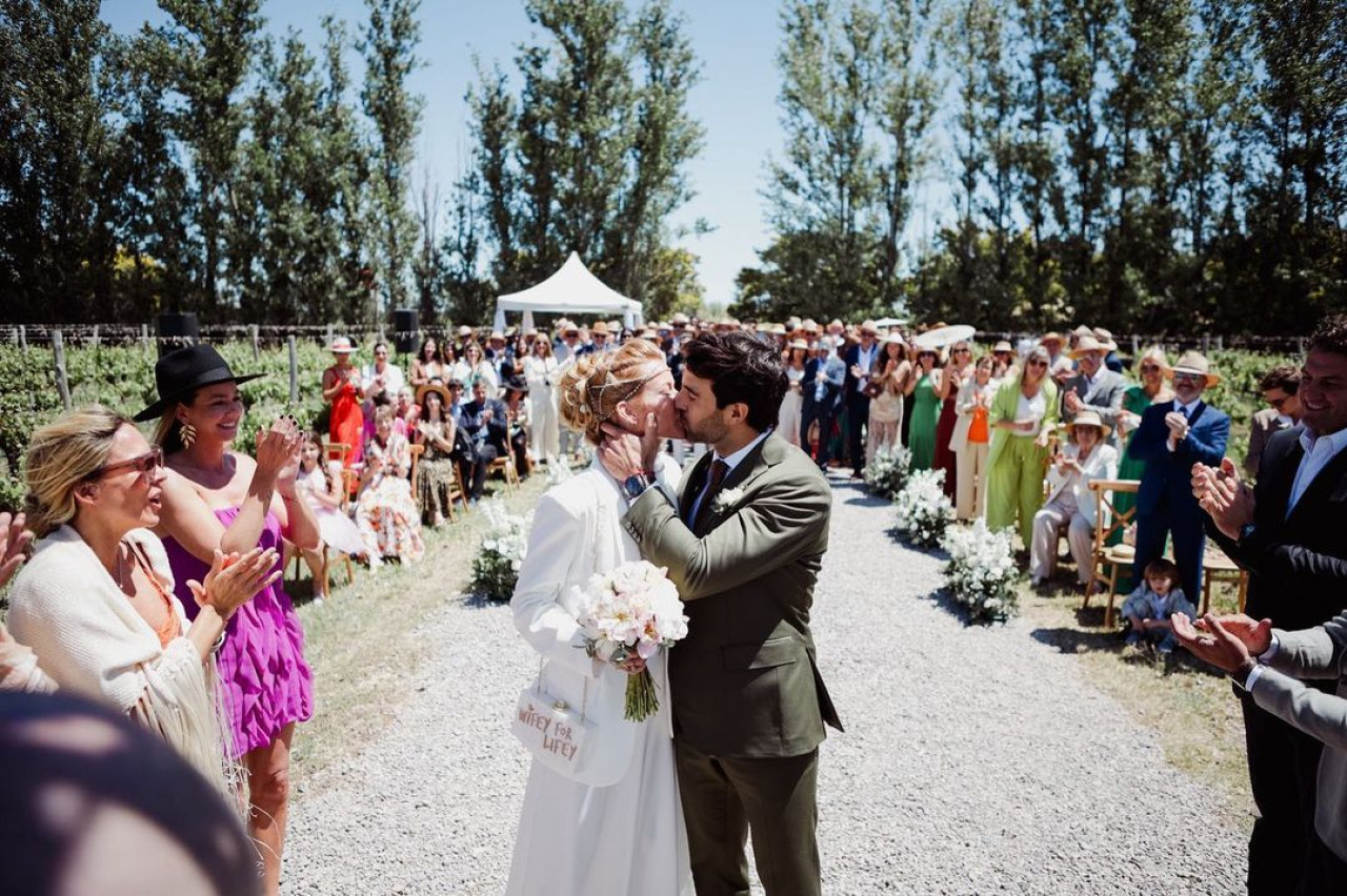 El casamiento entre Nicole Neumann y Manuel Urcera. Foto: Instagram @nikitaneumannoficial.