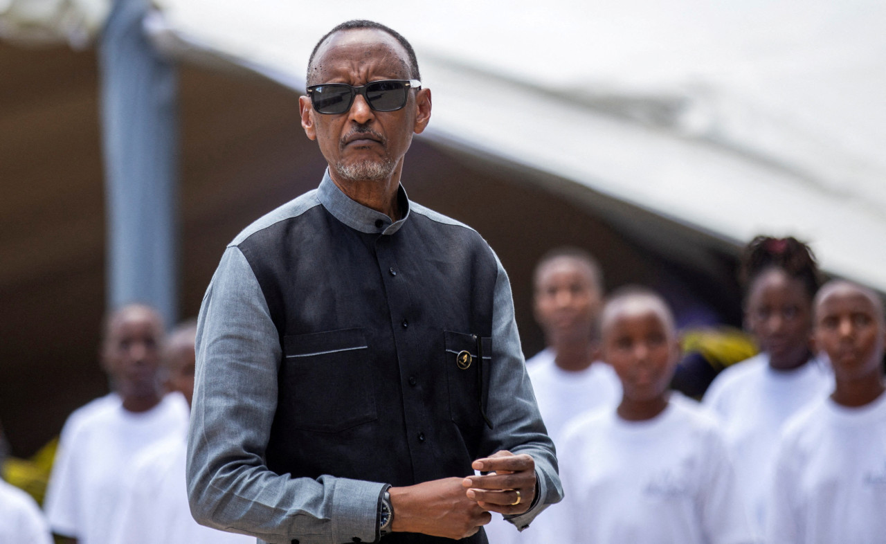 Paul Kagame, presidente de Ruanda. Foto: REUTERS.