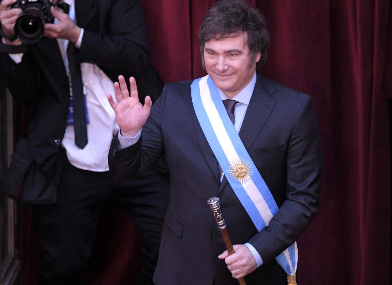 Javier Milei, presidente de la Argentina. Foto: Télam