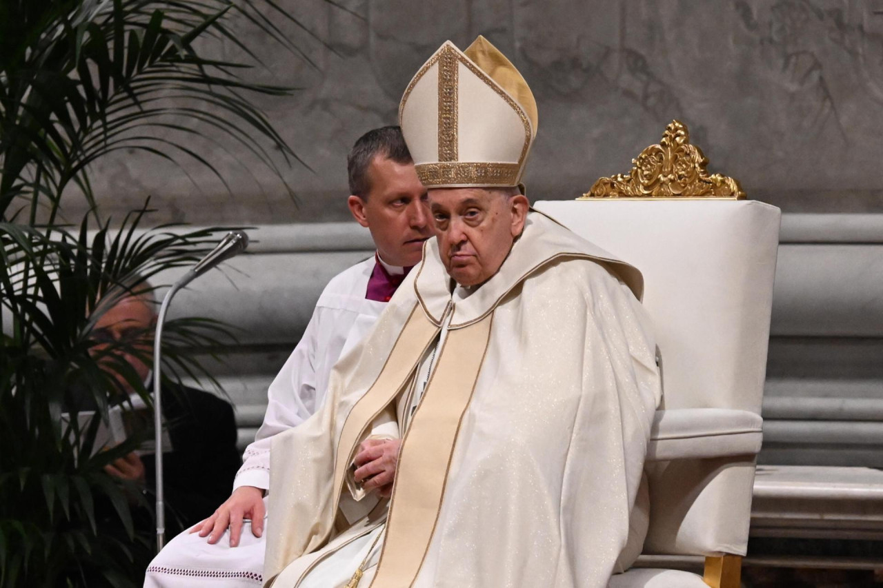 El Papa Francisco preside una Misa para la Santísima Virgen María de Guadalupe. EFE