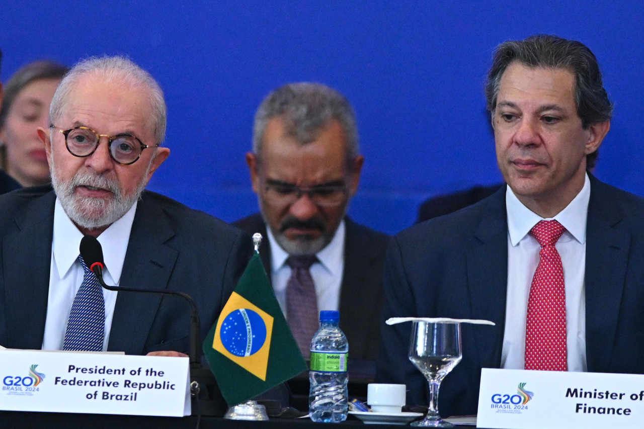 Lula da Silva y Fernando Haddad. Foto: EFE.