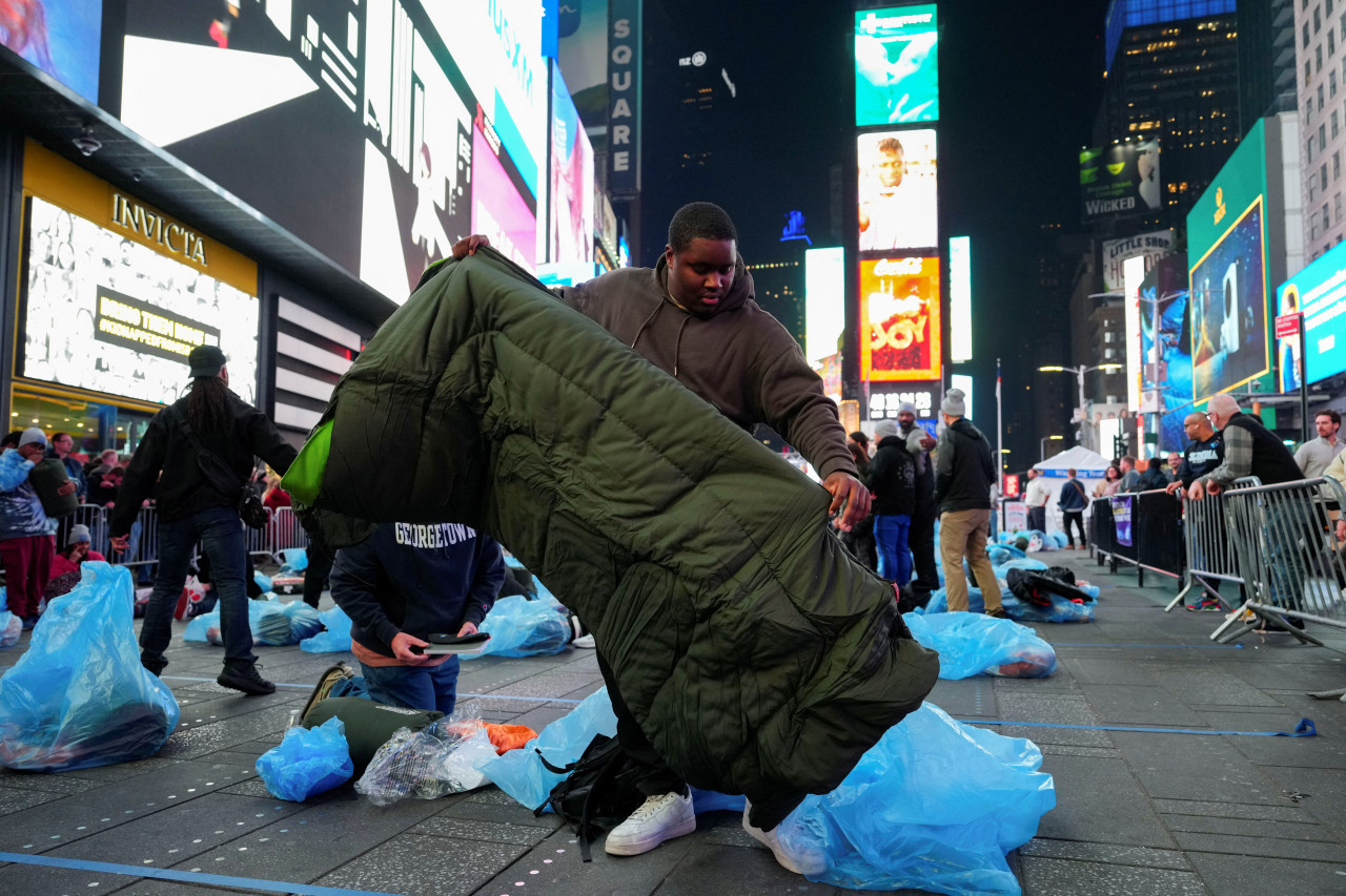 Personas sin hogar en Estados Unidos. Foto: Reuters.