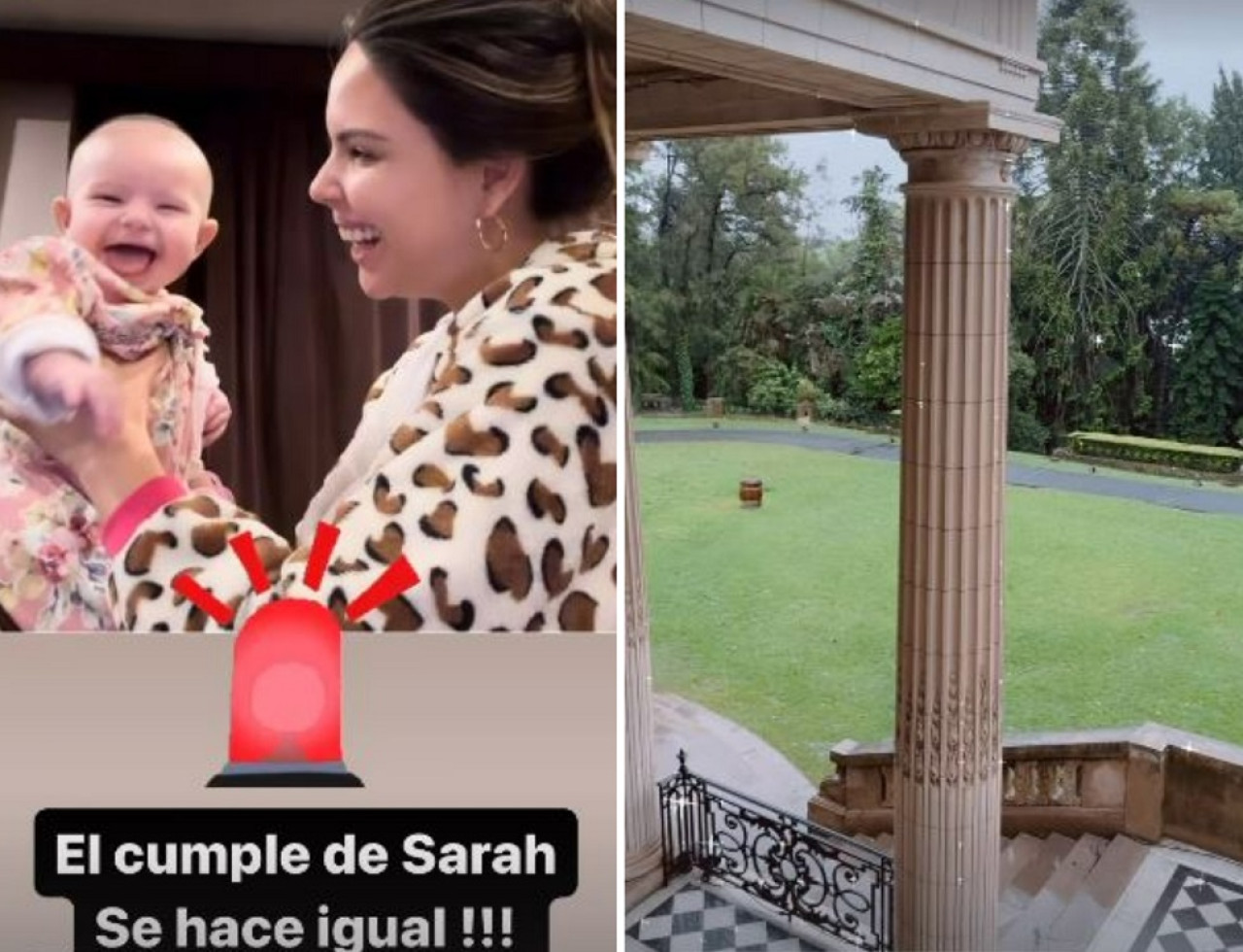 El anuncio de Barby Franco sobre el cumple de su hija Sarah. Foto: Instagram @barbaritafranco21.