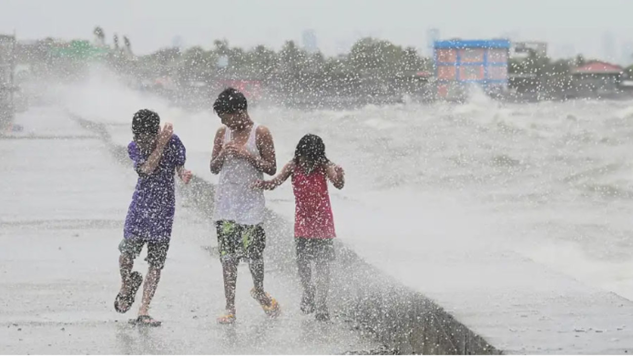 Tormenta en Filipinas. Foto: X (@ElUniversal).