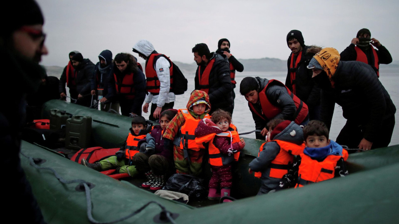 Migrantes en Francia. Foto: Reuters