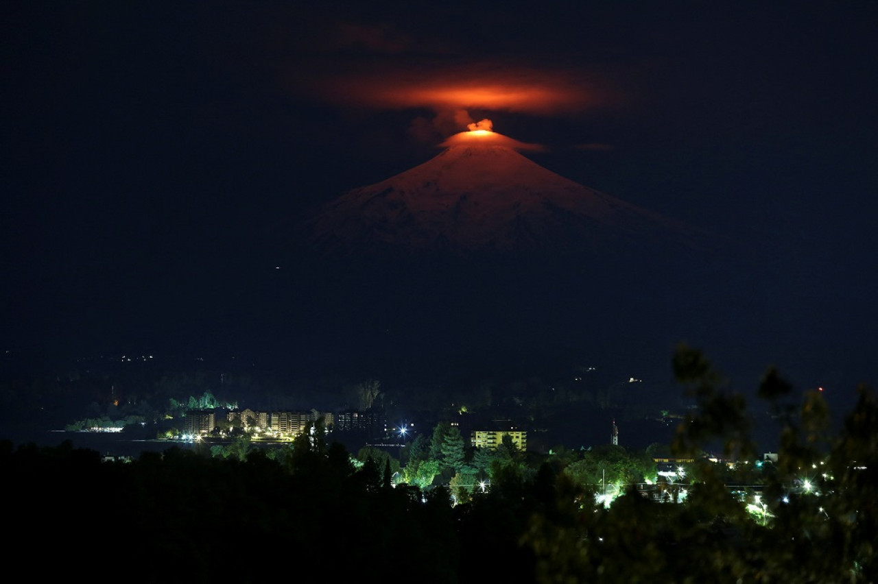 Volcán Villarrica. Foto: Reuters.