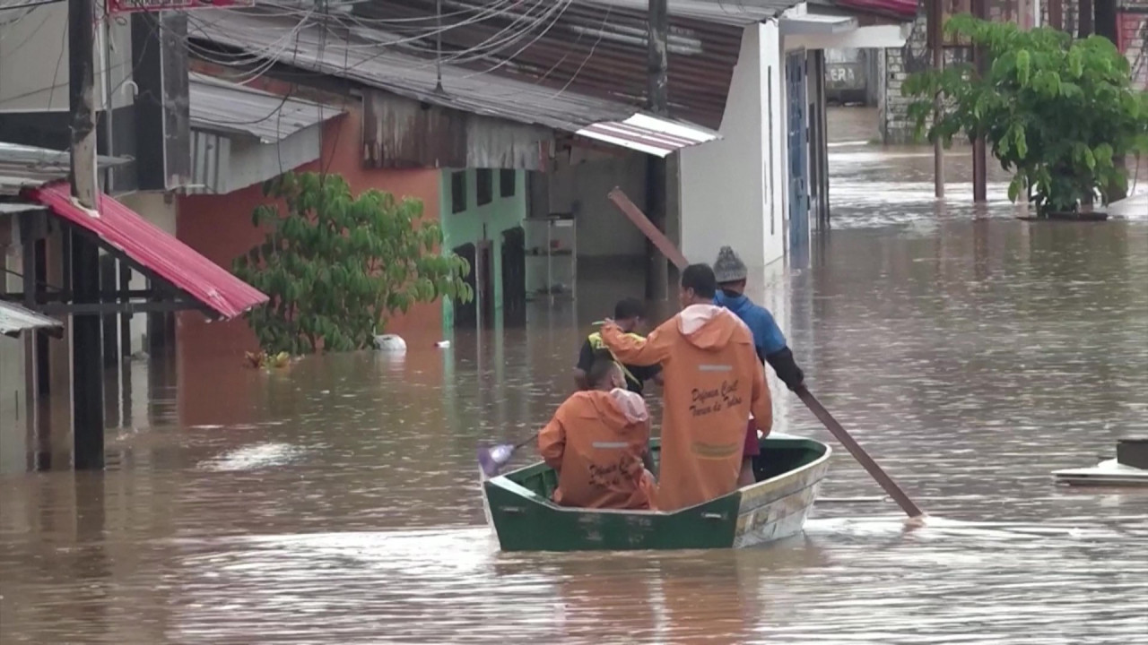 Inundaciones en Perú. Foto: Captura de video.