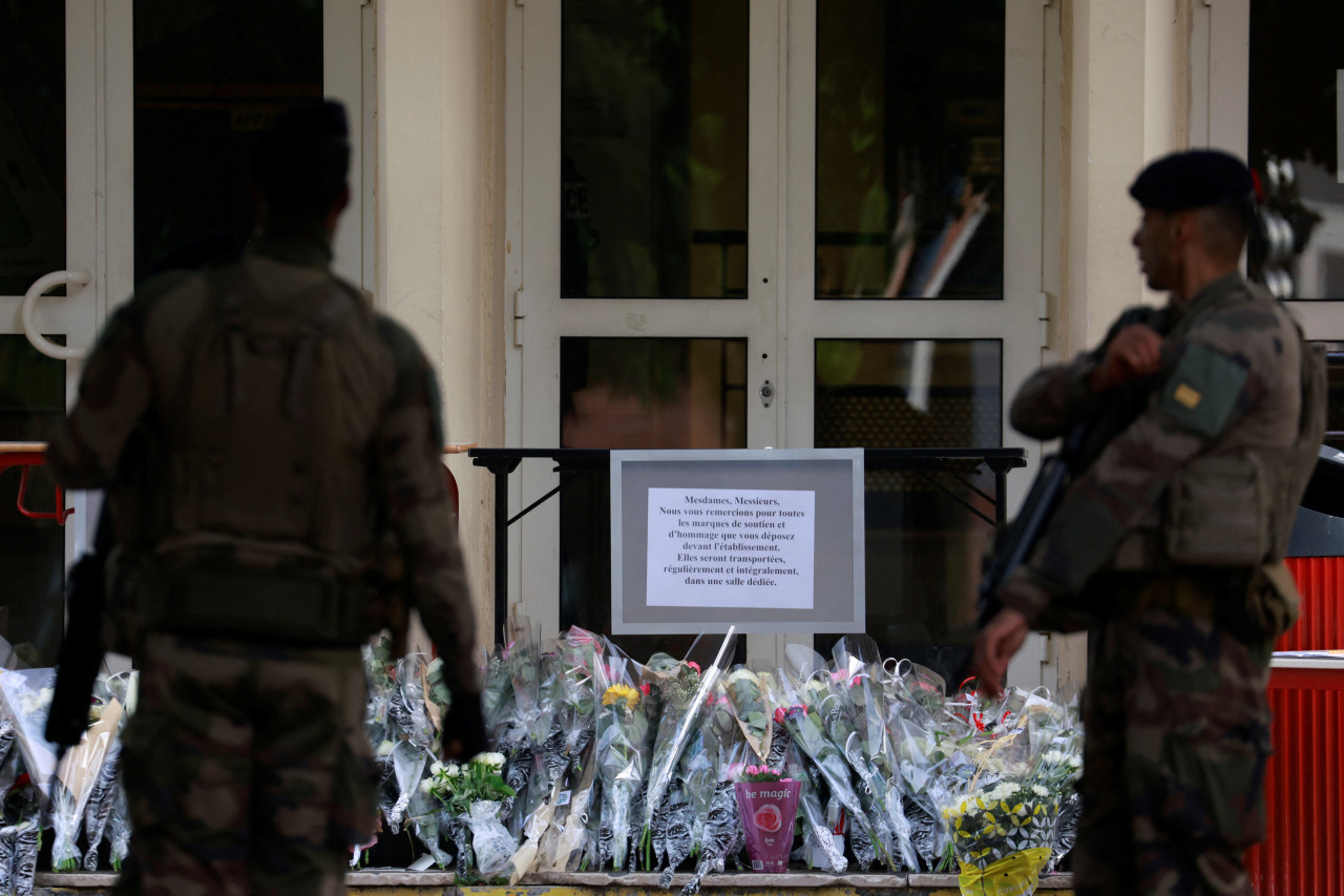 Lugar del ataque terrorista de octubre en Francia. Foto: Reuters