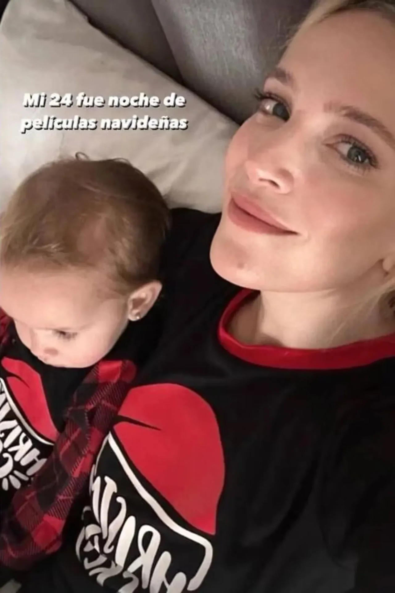 La foto de Luisana Lopilato junto a su hija. Foto: Instagram.