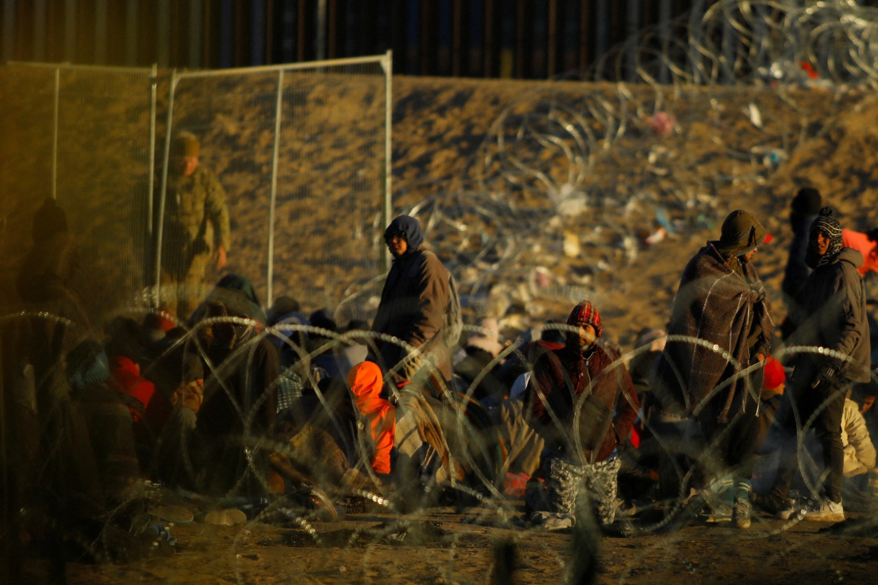 Crisis migratoria; frontera México-EEUU. Foto: Reuters