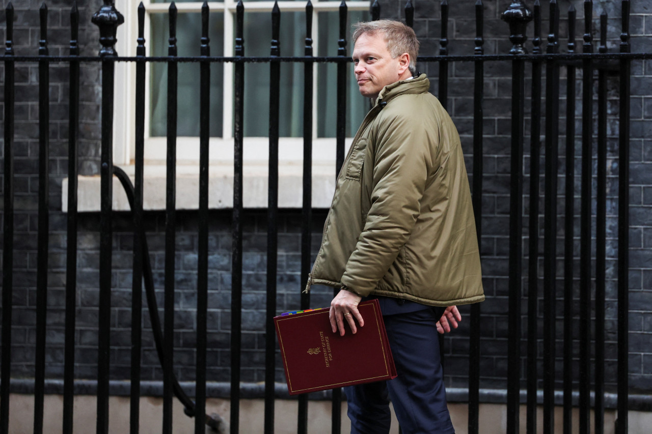 Grant Shapps, ministro de defensa del Reino Unido. Foto Reuters.