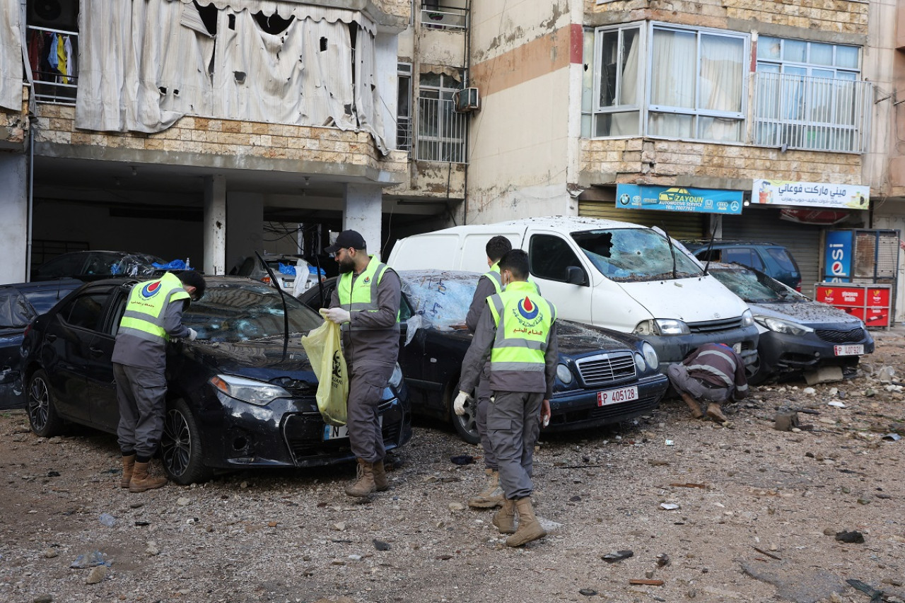 Ataques en Dahiyeh, el Líbano. Foto: Reuters.