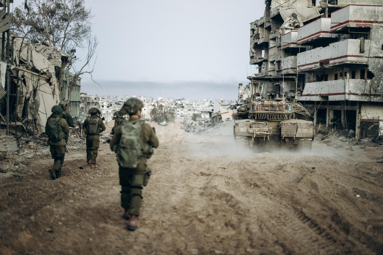 Ejército de Israel en Gaza. Foto: EFE.