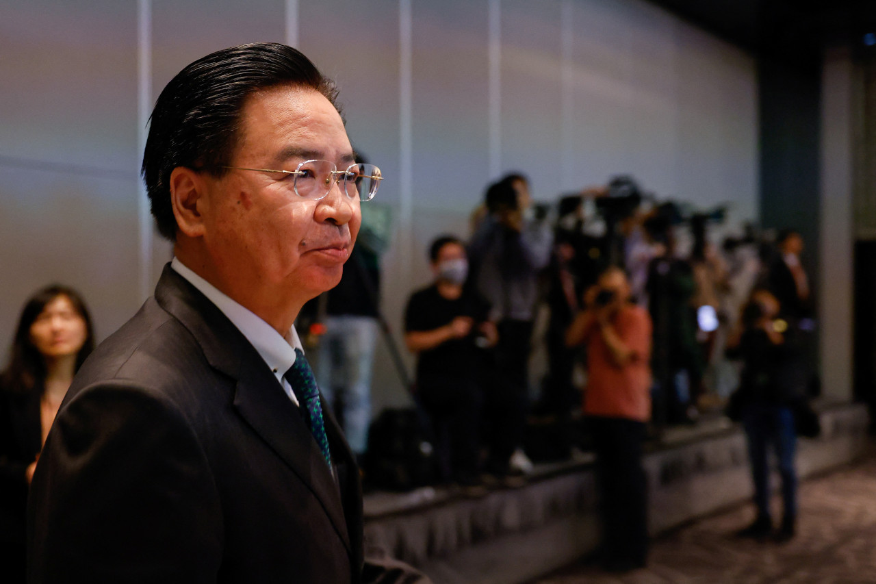 Wu, ministro de Exteriores taiwanés. Foto: Reuters.