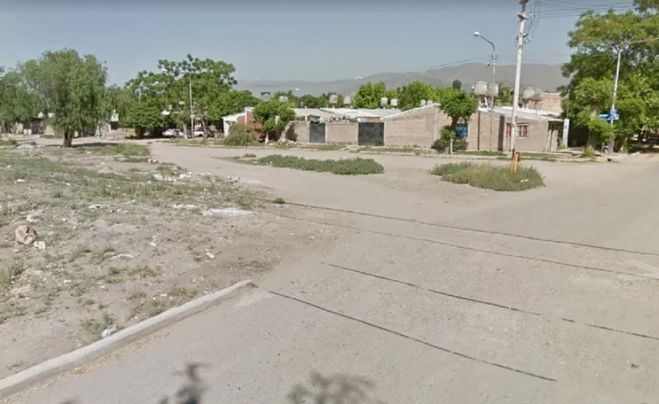 El barrio Eva Perón en Mendoza. Foto: Google Maps