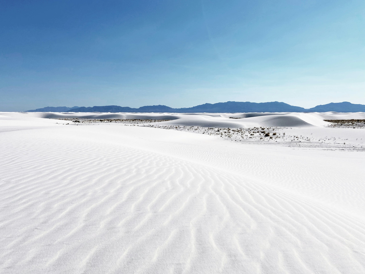 Parque Nacional White Sands, Estados Unidos. Foto Unsplash.