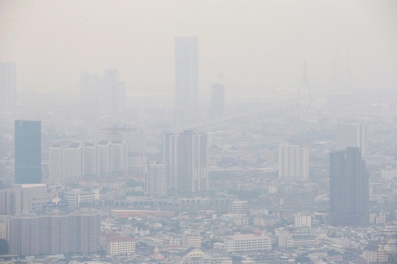 Contaminacion en Bangkok. Imagen:EFE
