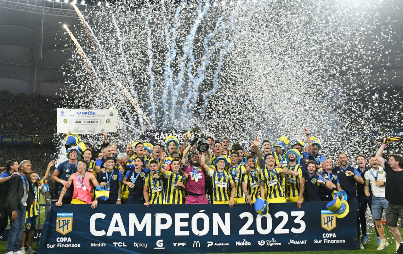 Rosario Central, campeón de la Copa de la Liga 2023. Foto: NA