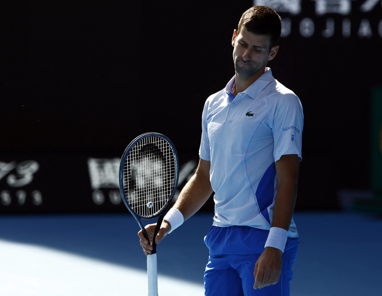 Novak Djokovic en el Abierto de Australia. Foto: REUTERS.