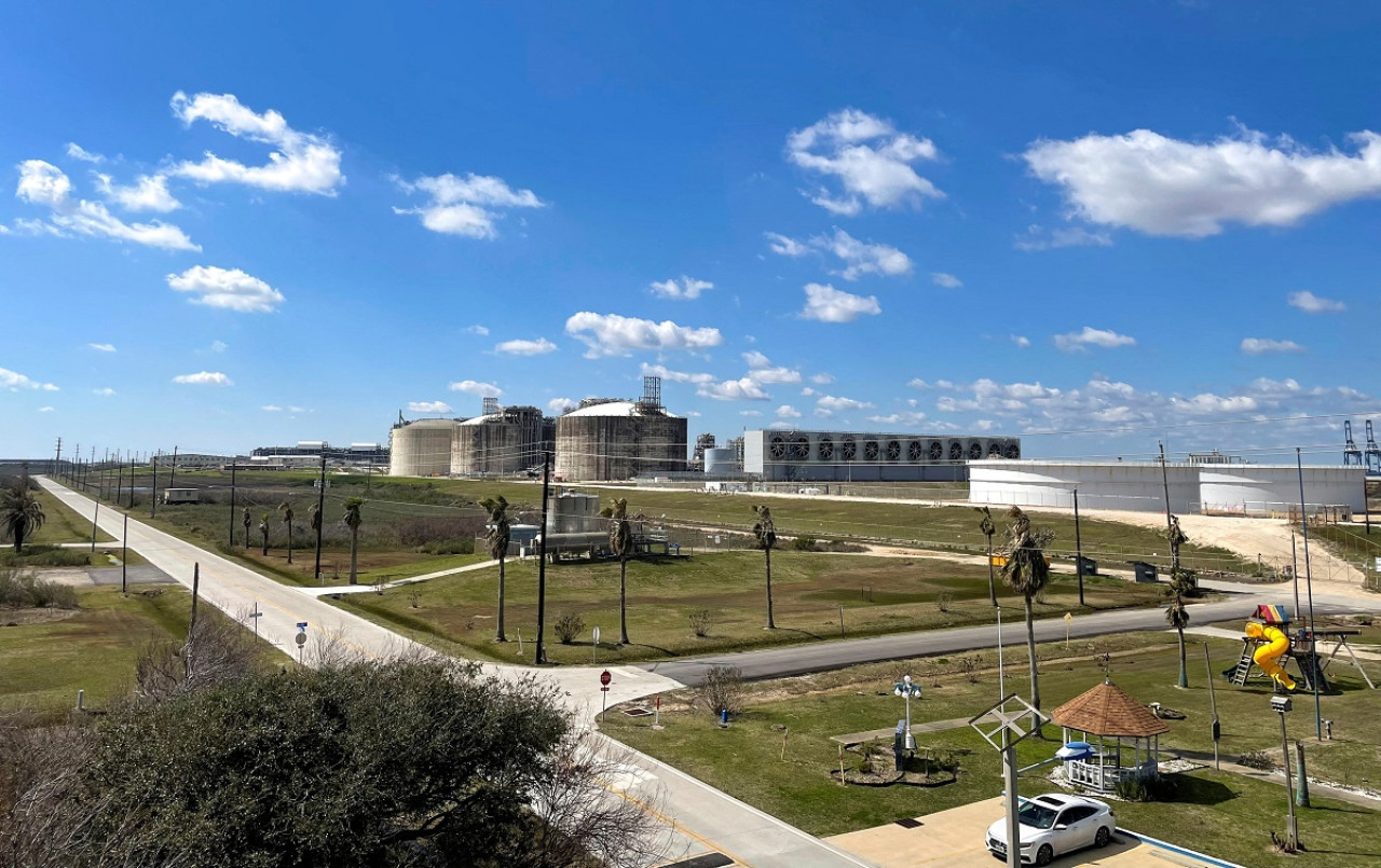 Planta de gas en Texas, Estados Unidos. Foto: Reuters.
