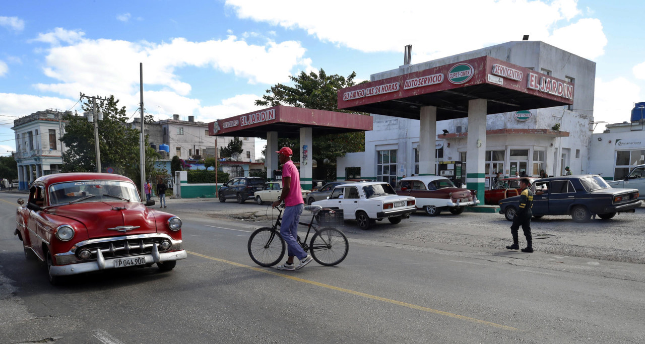 Crisis de combustible en Cuba. Foto: EFE