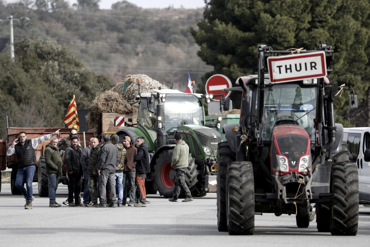 Conflicto con agricultores en Europa. Foto: EFE