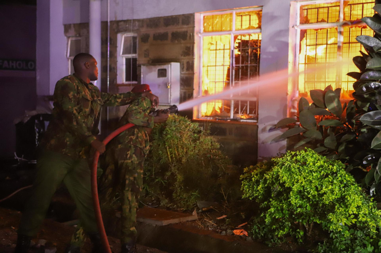 Explosión en Kenia. Foto: EFE.