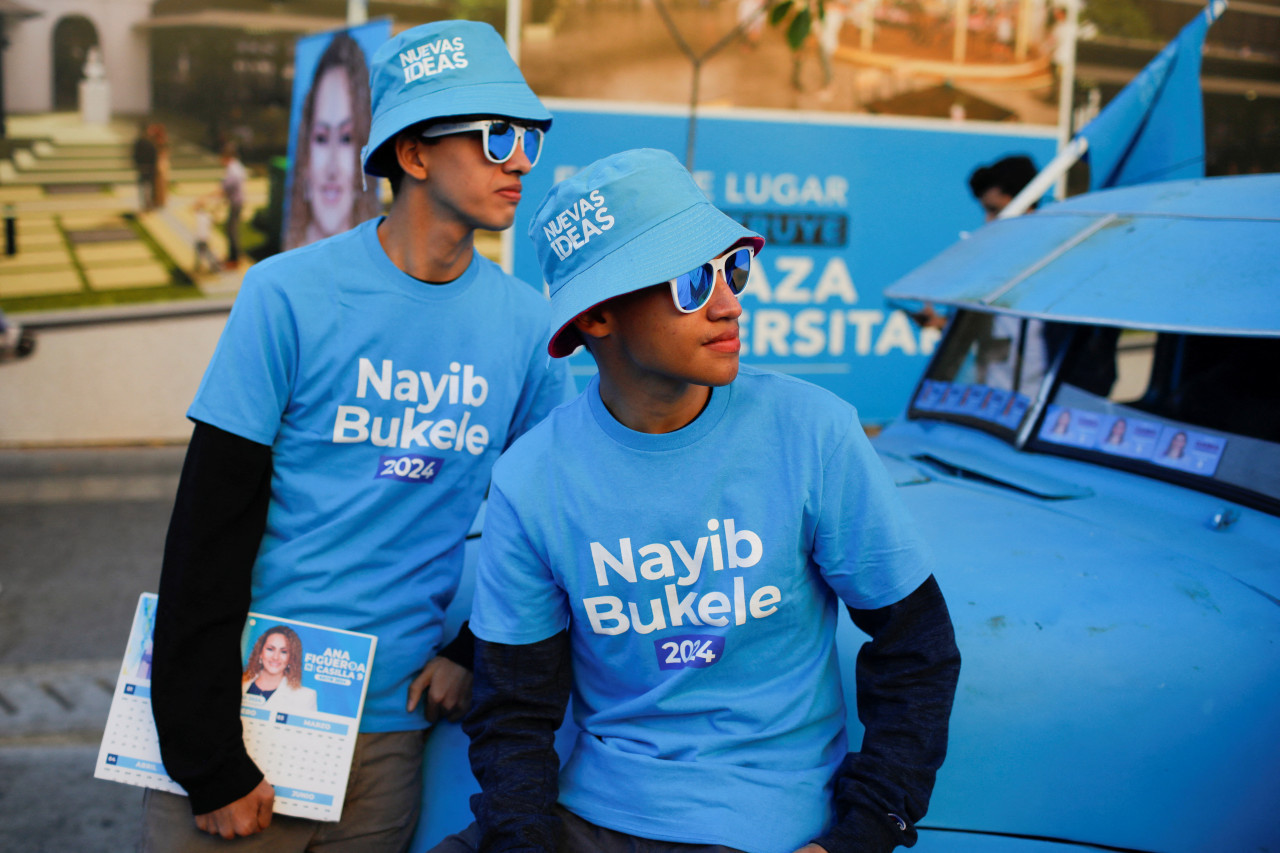 Elecciones en El Salvador. Foto: Reuters.