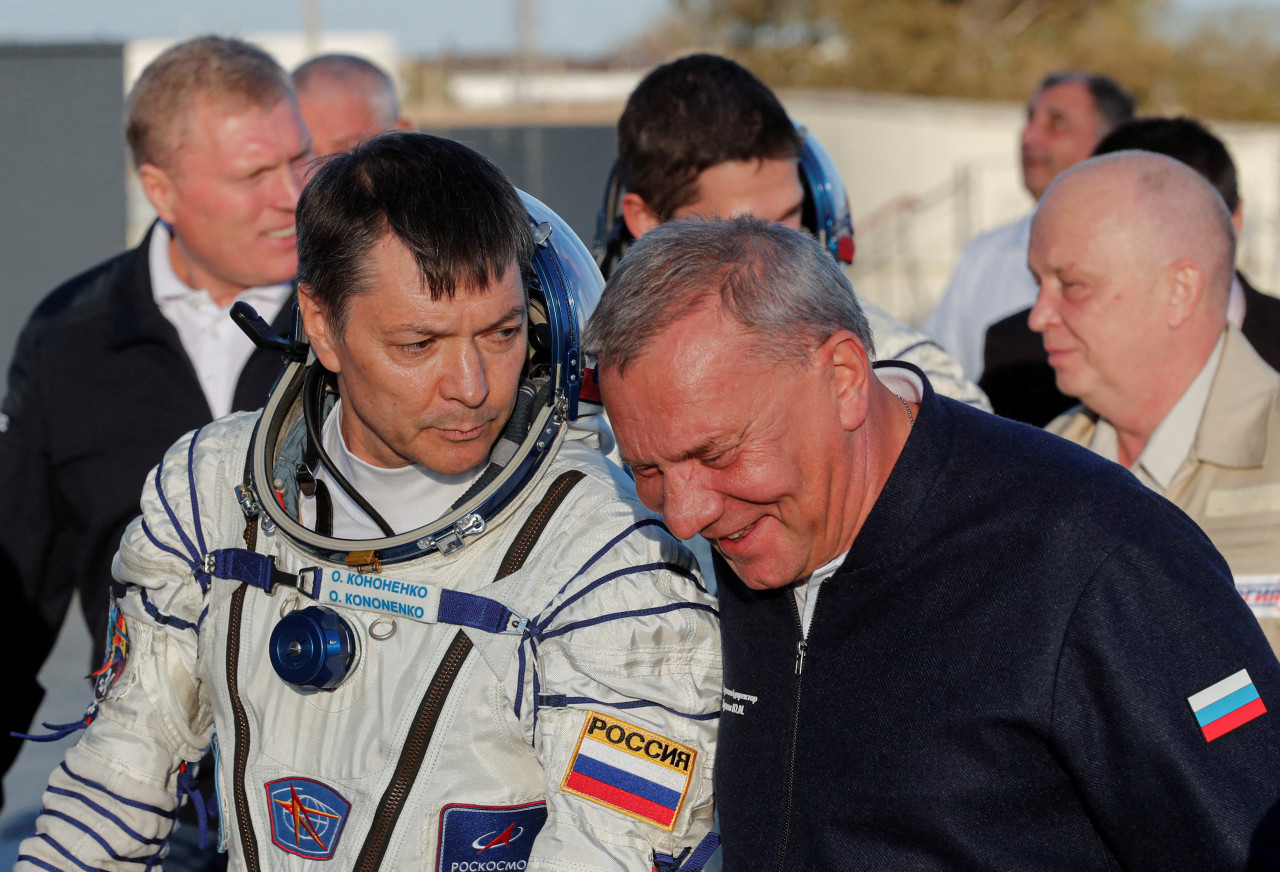 El cosmonauta ruso Oleg Kononenko establece el récord de mayor tiempo en el espacio. Foto: Reuters