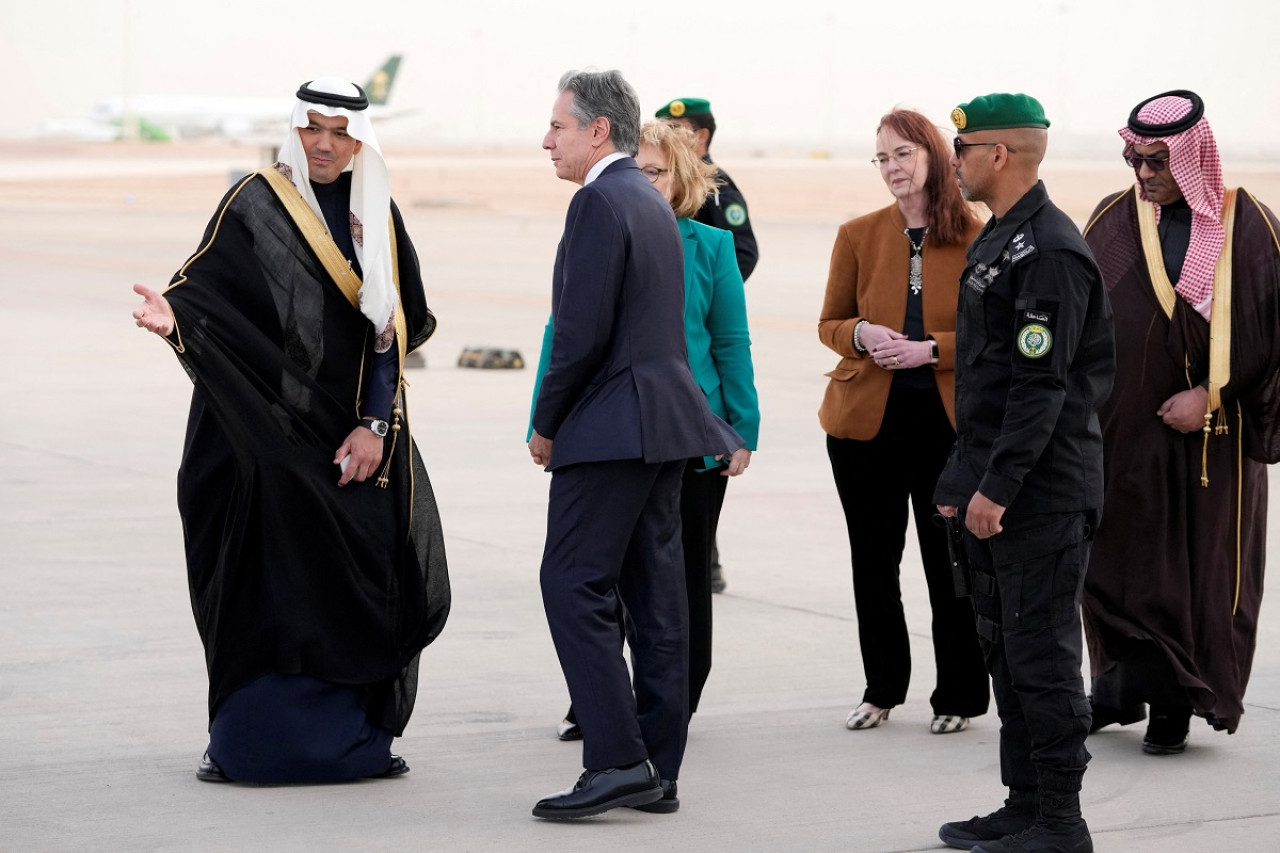 La visita de Antony Blinken a Estados Unidos. Foto: Reuters.