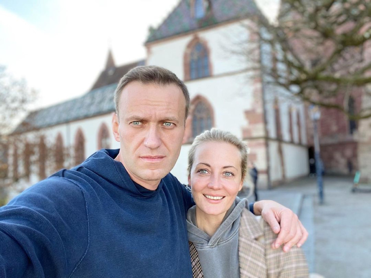 Yulia Navalnaya y Alexéi Navalny. Foto: Instagram @yulia_navalnaya