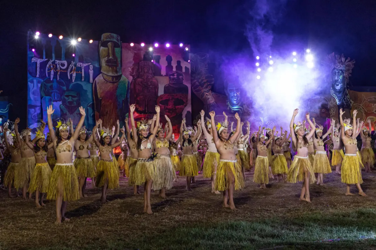 Festival Tapati 2024. Foto: EFE.