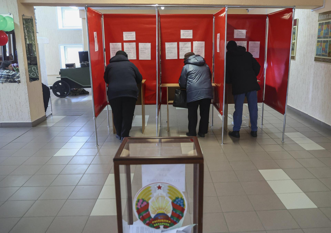 Elecciones en Bielorrusia. Foto: EFE.