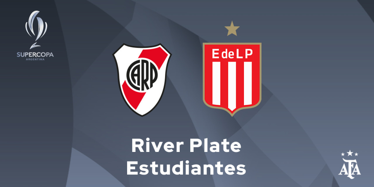Estudiantes y River se medirán en la Supercopa Argentina 2023. Foto: NA.