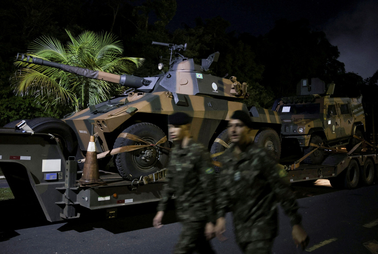 Presencia militar brasileña en el Esequibo para evitar el conflicto entre Venezuela y Guyana. Foto: Reuters.