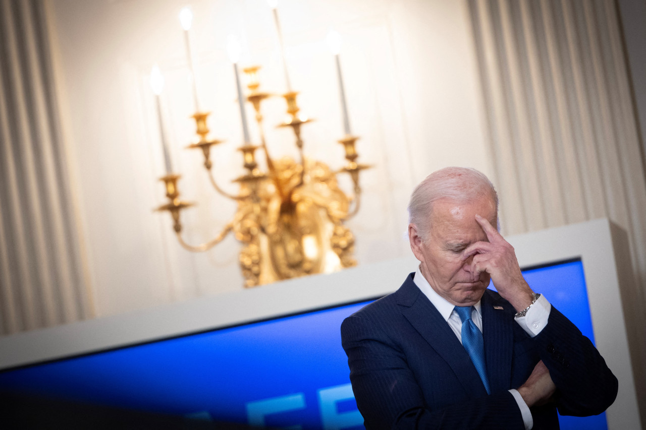 Los problemas para dormir de Biden. Foto: Reuters