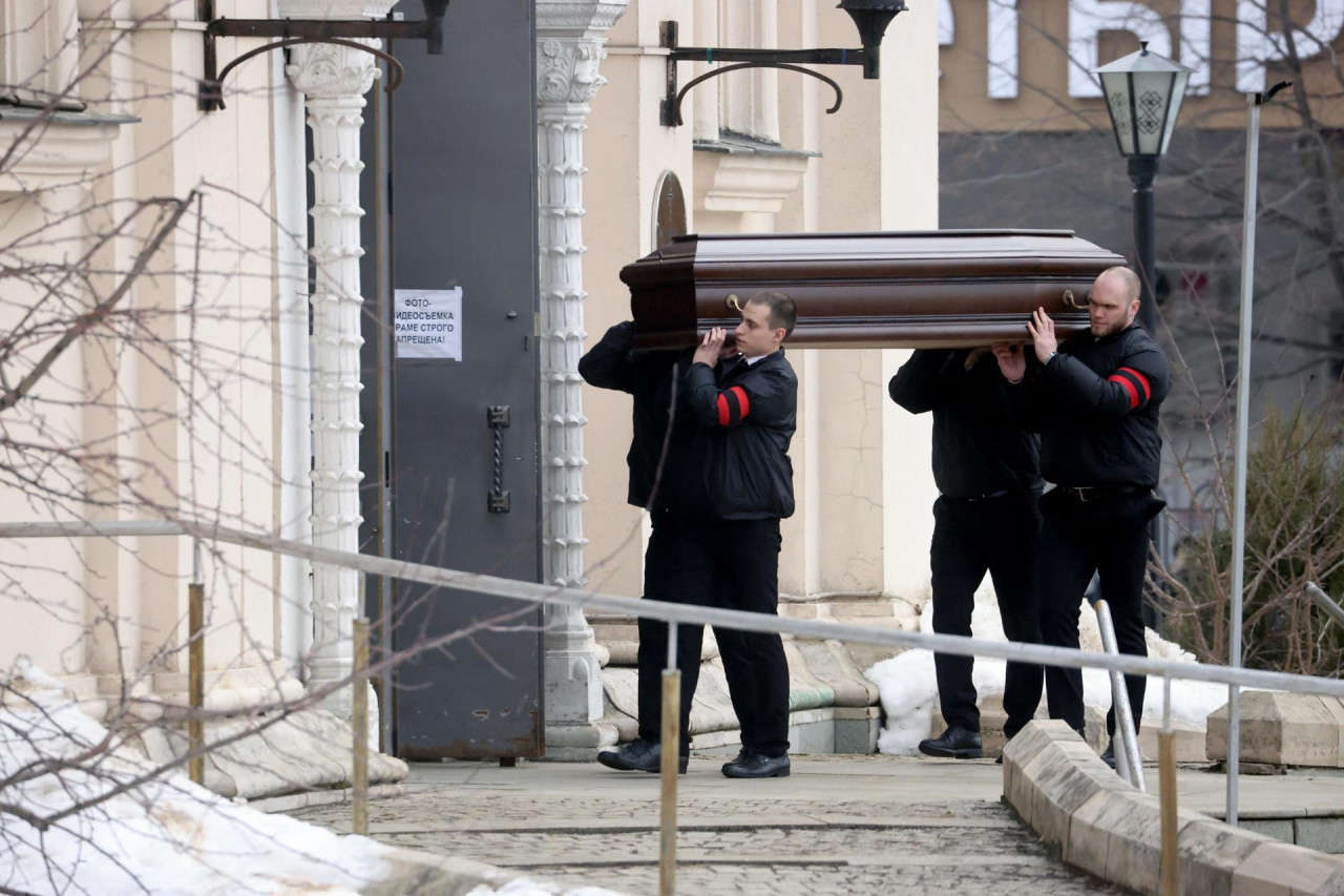 Funeral de Navalny. Foto: EFE