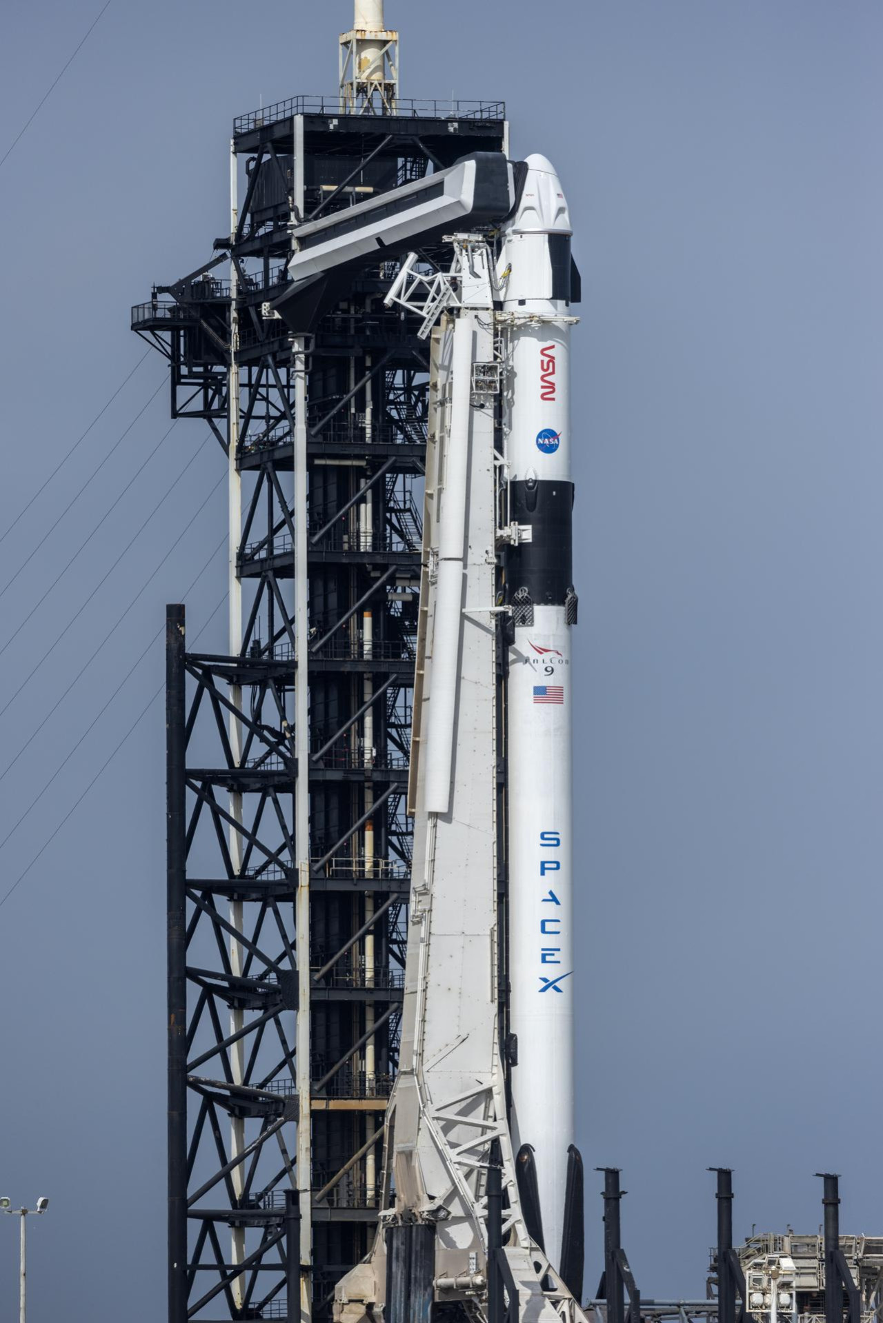 Lanzamiento entre la NASA y SpaceX. Foto: EFE.