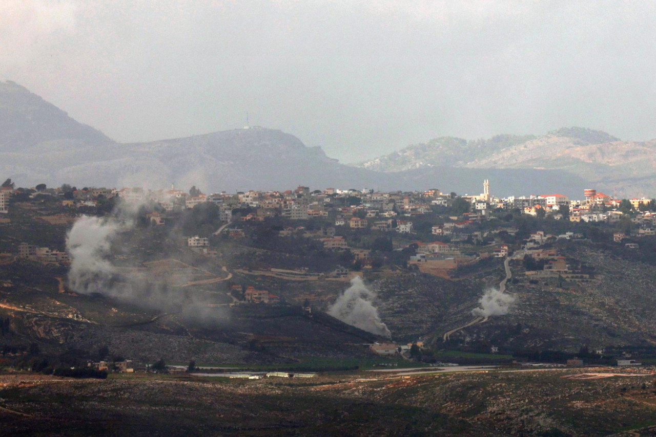Ataques entre Israel y Hezbollah. Foto: EFE.