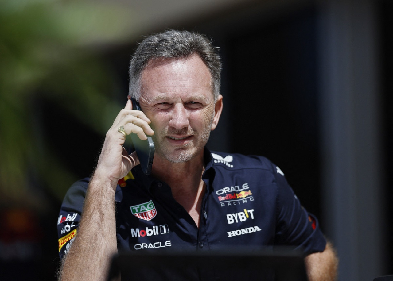 Christian Horner, director de equipo de Red Bull. Foto: Reuters.